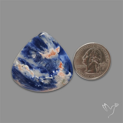 Sunset Sodalite Cabochon