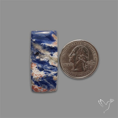 Sunset Sodalite Cabochon