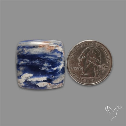 Sunset Sodalite Cabochon