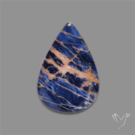 Sunset Sodalite Cabochon