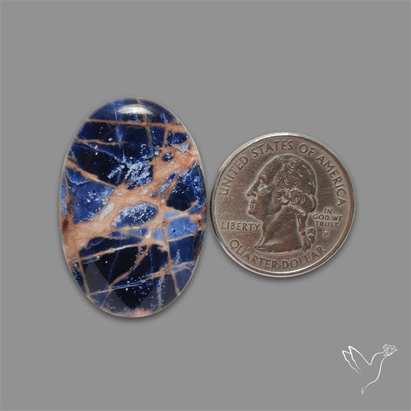 Sunset Sodalite Cabochon