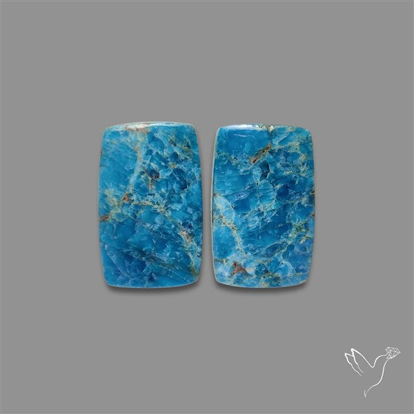 Sky Blue Apatite Pair
