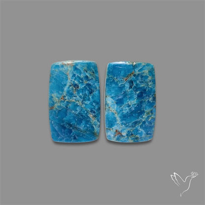Sky Blue Apatite Pair