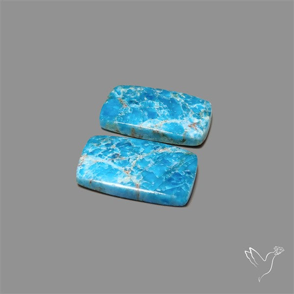 Sky Blue Apatite Pair