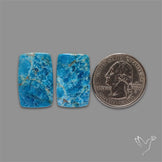 Sky Blue Apatite Pair