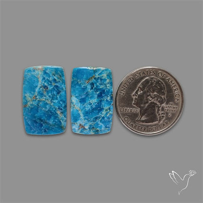 Sky Blue Apatite Pair