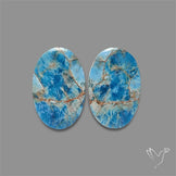 Sky Blue Apatite Pair