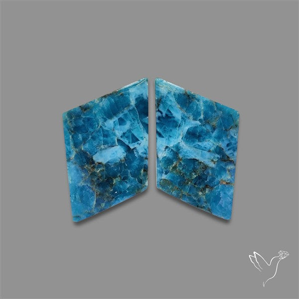 Sky Blue Apatite Pair