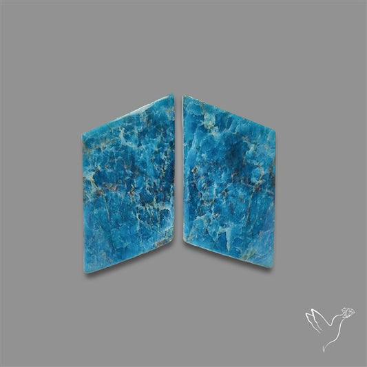 Sky Blue Apatite Pair