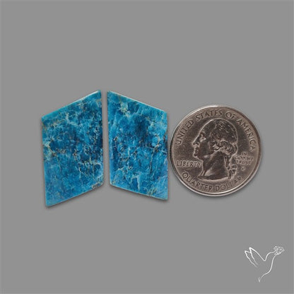 Sky Blue Apatite Pair