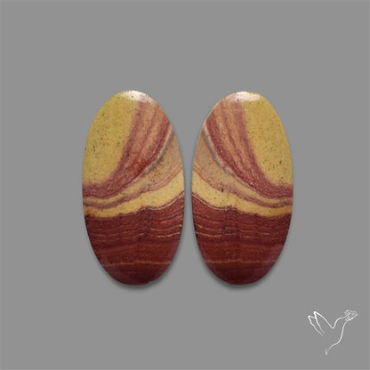 Australian Imperial Jasper Pair