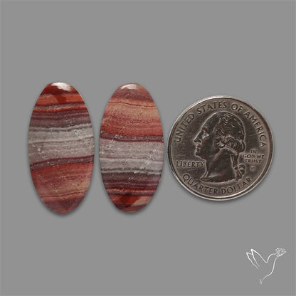 Australian Imperial Jasper Pair