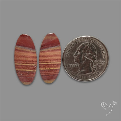 Australian Imperial Jasper Pair
