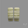 Green Serpentine Cabochons Pair