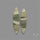 Green Serpentine Cabochons Pair