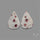 Pink Tourmaline In Quartz Pair