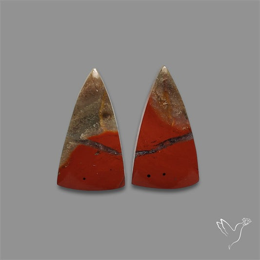 Brecciated Mookaite Pair