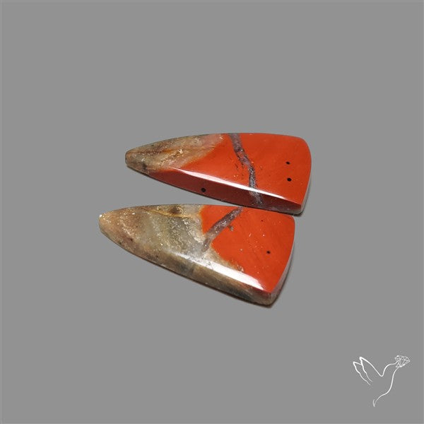 Brecciated Mookaite Pair