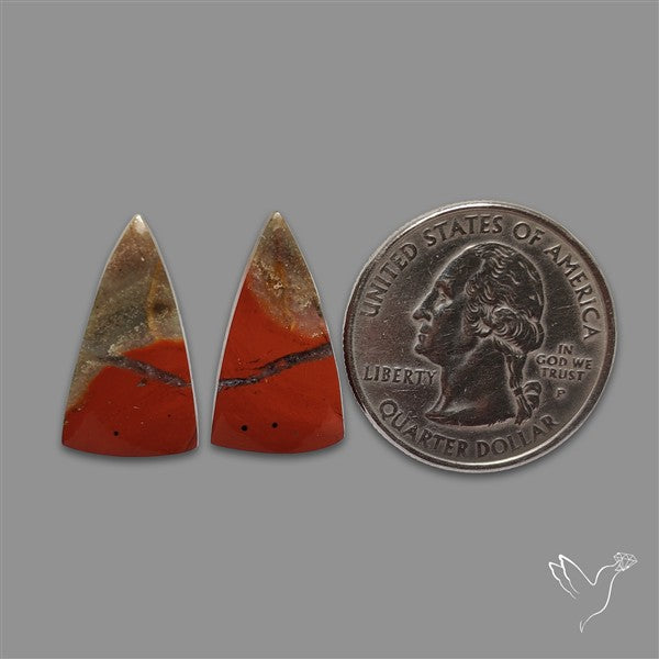 Brecciated Mookaite Pair
