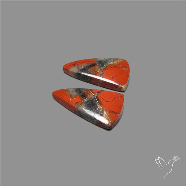 Brecciated Mookaite Pair