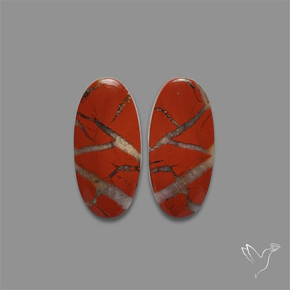 Brecciated Mookaite Pair