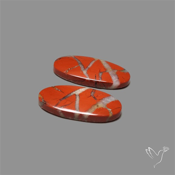Brecciated Mookaite Pair