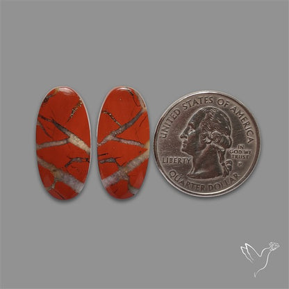 Brecciated Mookaite Pair