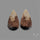 Indonesian Palmroot Agate Pair