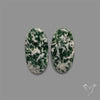 Chrome Diopside In Quartz Pair