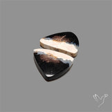 Indonesian Palmroot Agate Pair