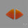 Candy Corn Cabs Pair Orange Aventurine