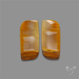 Yellow Calcite Cabochons Pair