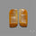 Yellow Calcite Cabochons Pair