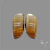 Yellow Calcite Cabochons Pair