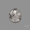 Rose Cut Black Tourmalinated Quartz
