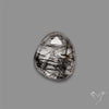 Rose Cut Black Tourmalinated Quartz