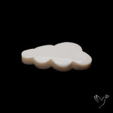 White Agate Cloud Carving