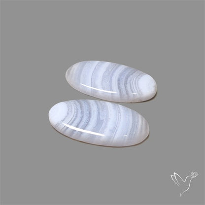 Blue Lace Agate Pair