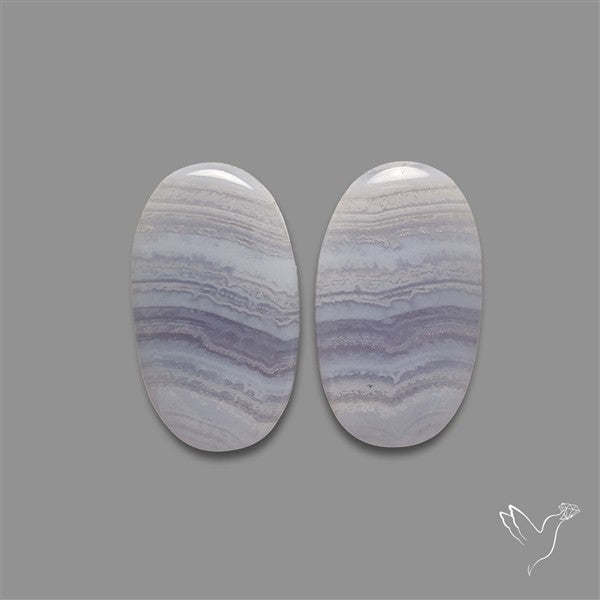 Blue Lace Agate Pair