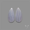 Blue Lace Agate Pair