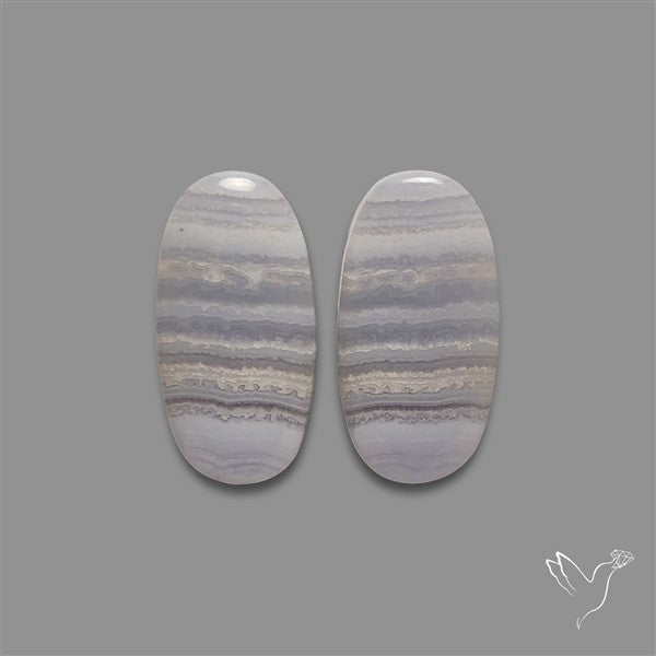 Blue Lace Agate Pair