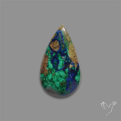 Morenci Azurite Malachite Cabochon