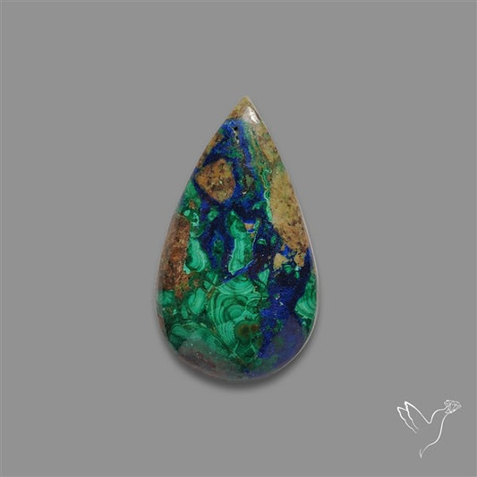 Morenci Azurite Malachite Cabochon