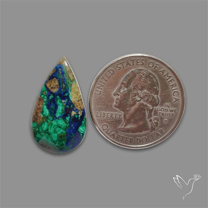 Morenci Azurite Malachite Cabochon