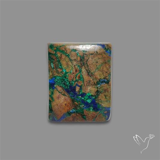 Morenci Azurite Malachite Cabochon