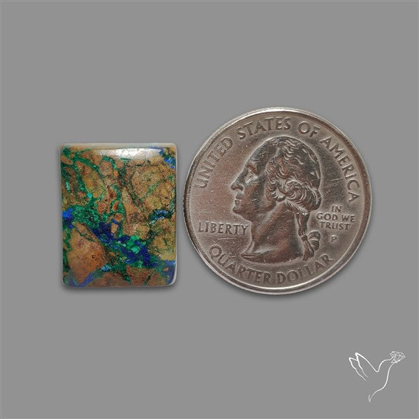 Morenci Azurite Malachite Cabochon