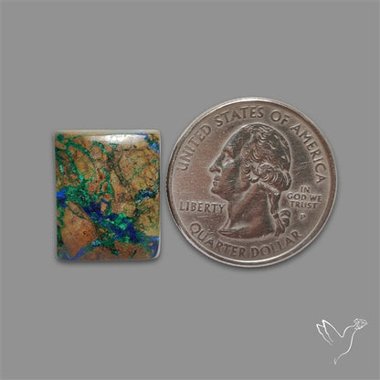 Morenci Azurite Malachite Cabochon