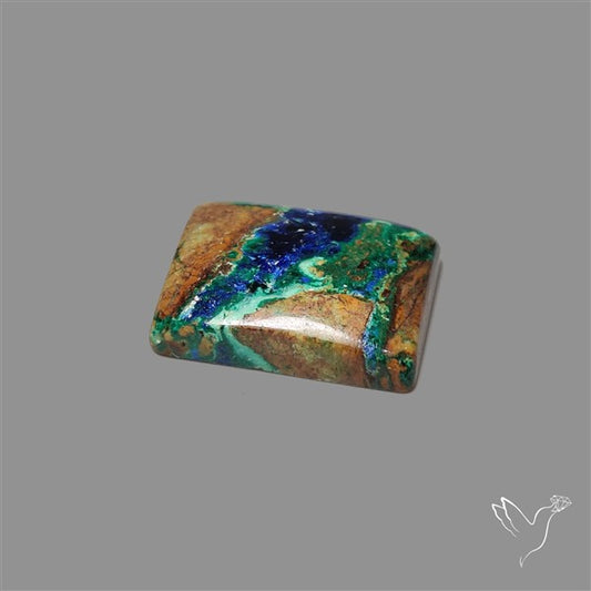 Morenci Azurite Malachite Cabochon