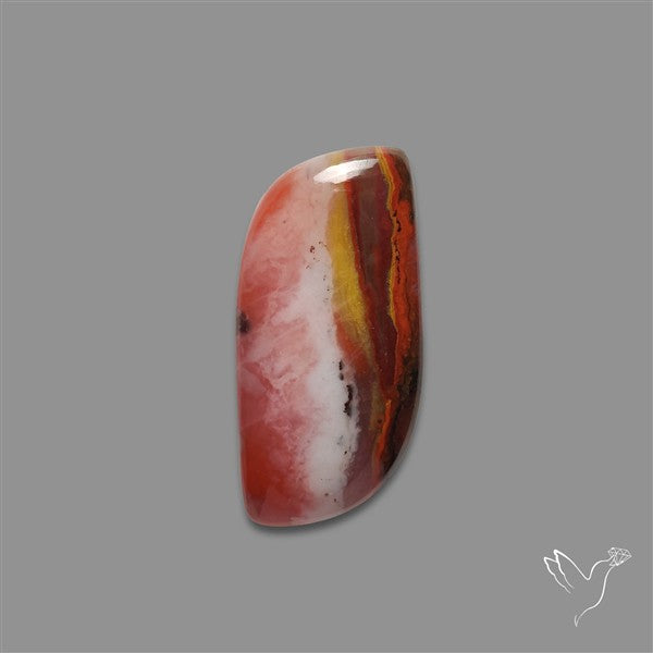 Hungarian Agate Cabochon with Unusual Pink Texture
