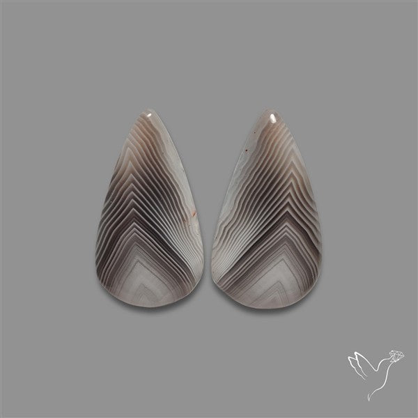 Botswana Agate Pair